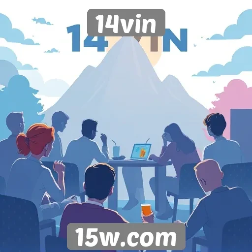Recursos de comunidade e interação no site 14vin